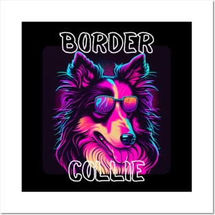 Graffiti Style - Cool Border Collie 1 Posters and Art